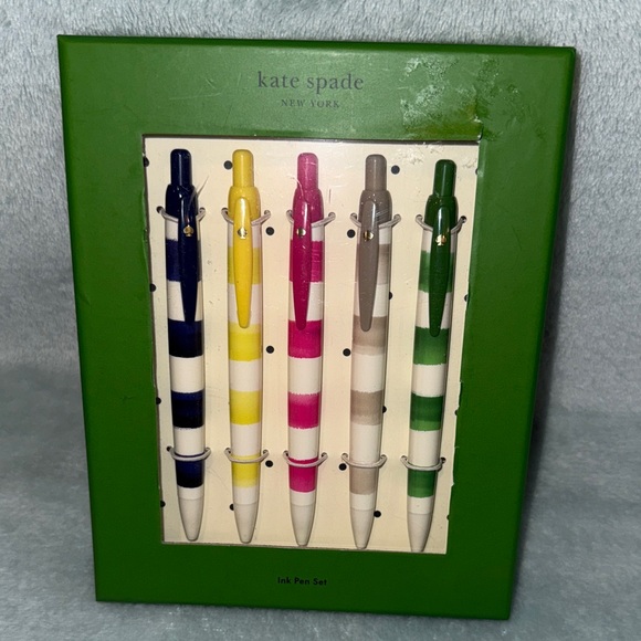 kate spade Colorful Striped Pen Set - Picture 1 of 9